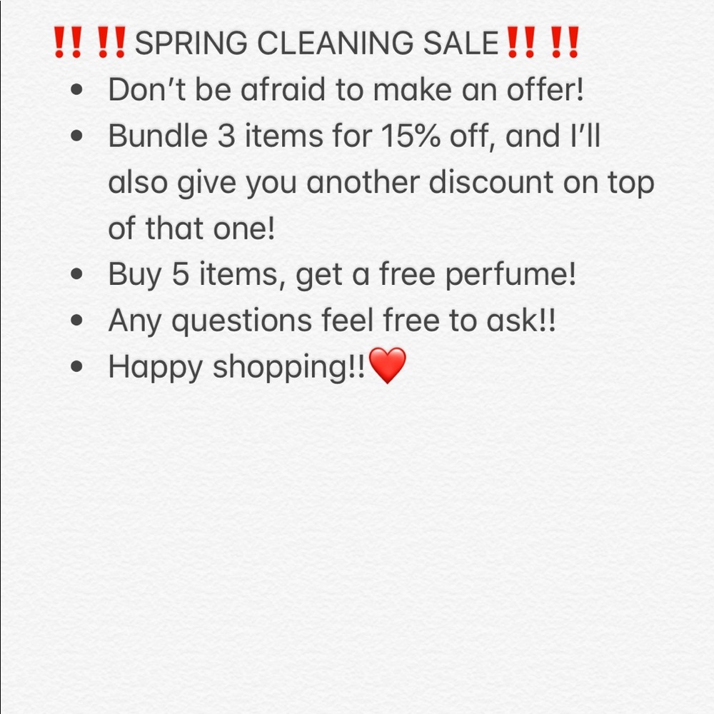 SPRING CLEANING